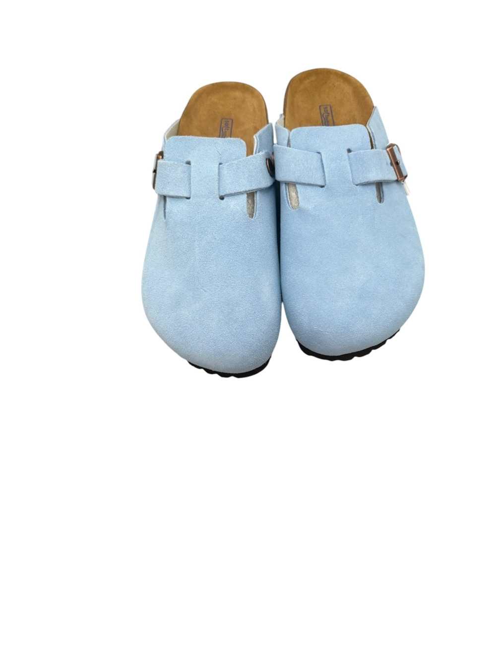 Authentic Birkenstock  Boston Clogs in Light Blue Size 38 - Picture 2 of 4
